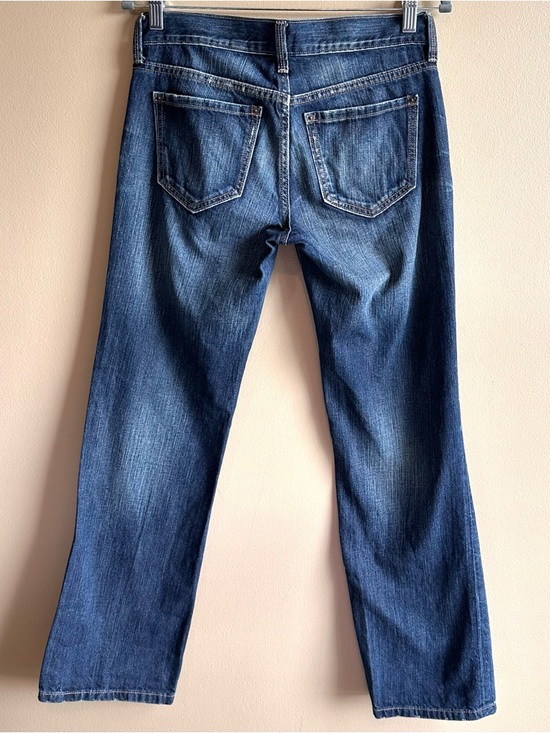 Old Navy Jeans Womens Bootcut 2009 Low Rise Dark Wash Blue Denim 30” Inseam Sz 2 - Picture 3 of 16